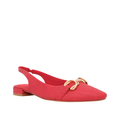 Ballerinas slingback Joleen para mujer color rojo