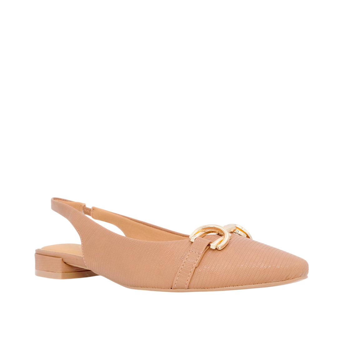 Ballerinas slingback Joleen para mujer color tan