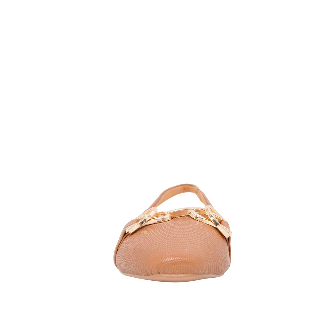 Ballerinas slingback Joleen para mujer color tan