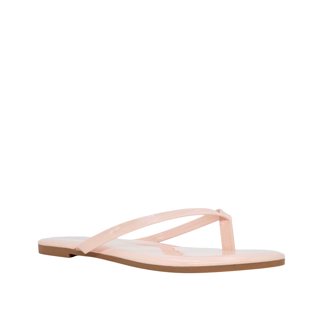 Sandalias flats Kenya para mujer color hueso