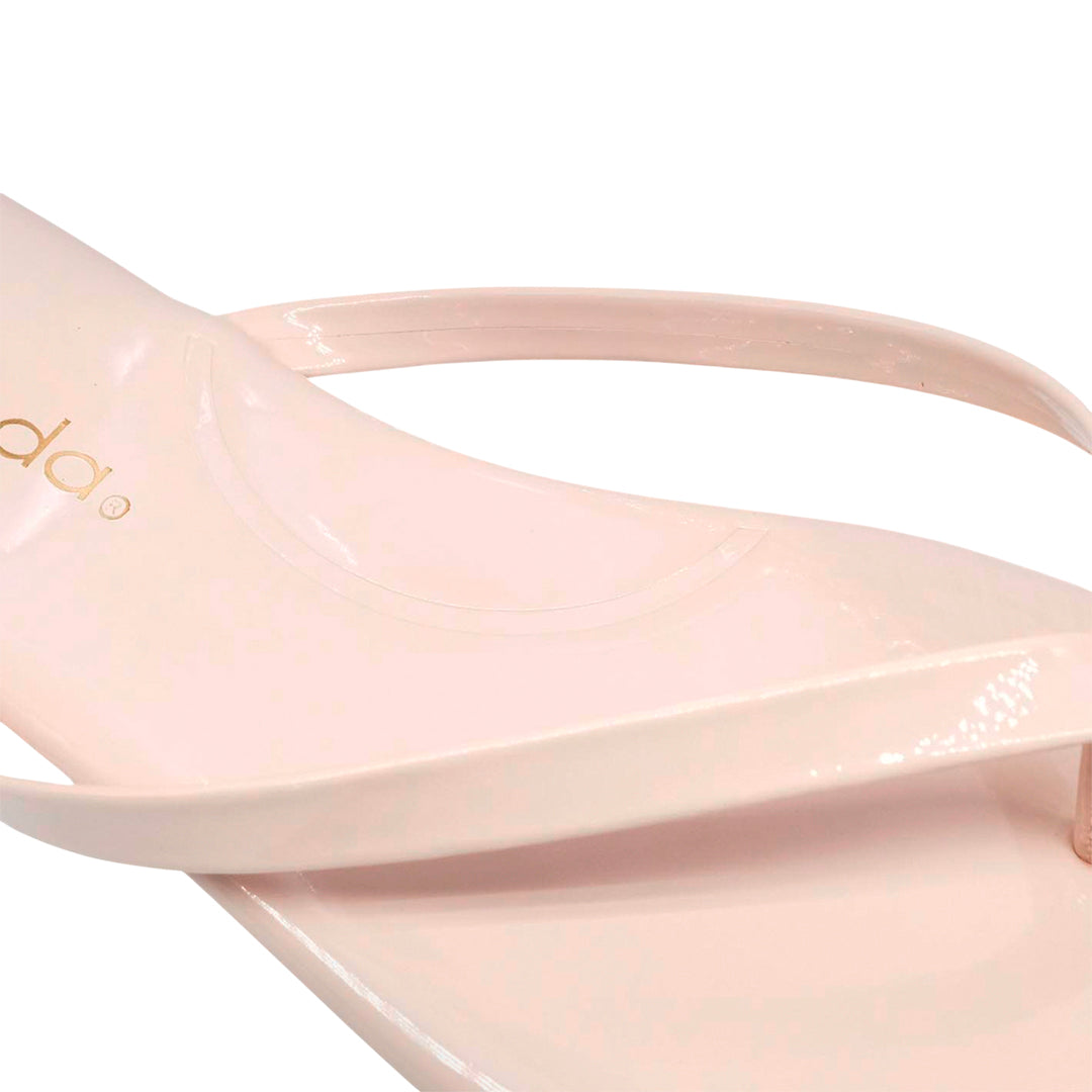 Sandalias flats Kenya para mujer color hueso