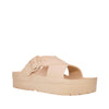 Sandalias flats Milan para mujer color taupe