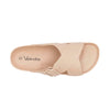 Sandalias flats Milan para mujer color taupe