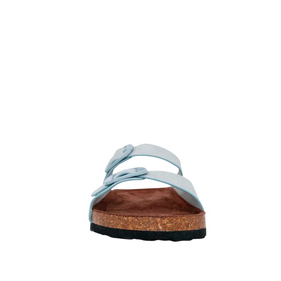 Sandalias flats Mirka para mujer color celeste