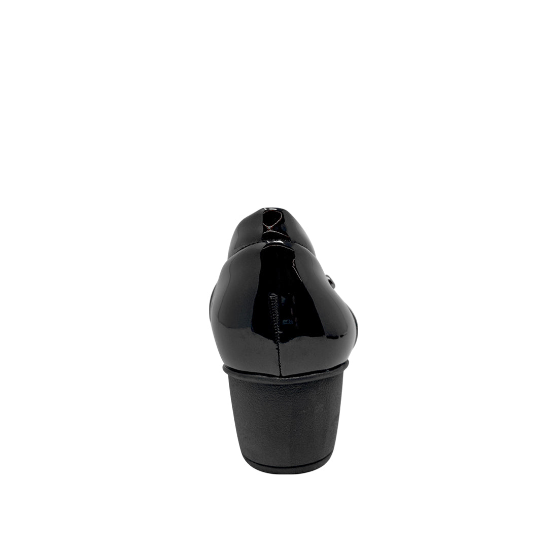 Cuña Regina para mujer color negro