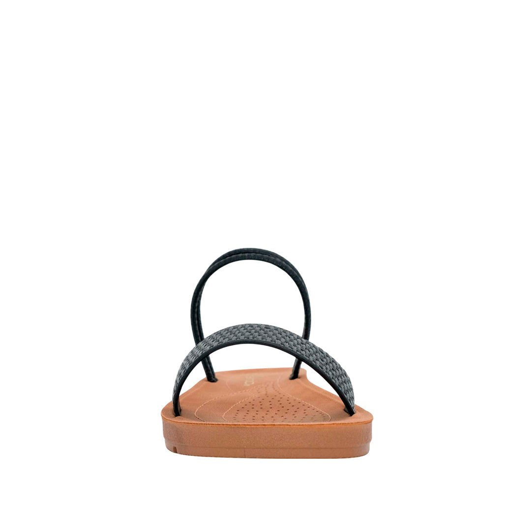 Sandalias flats Victoria para mujer color negro