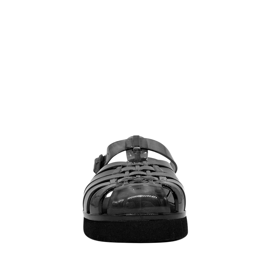 Sandalias flats Yeli para mujer color negro