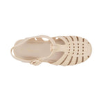Sandalias flats Yeli para mujer color taupe