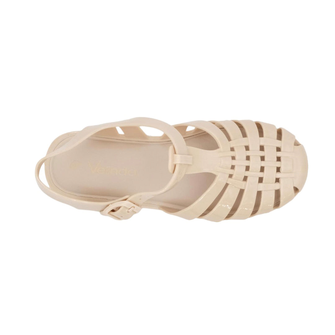 Sandalias flats Yeli para mujer color taupe