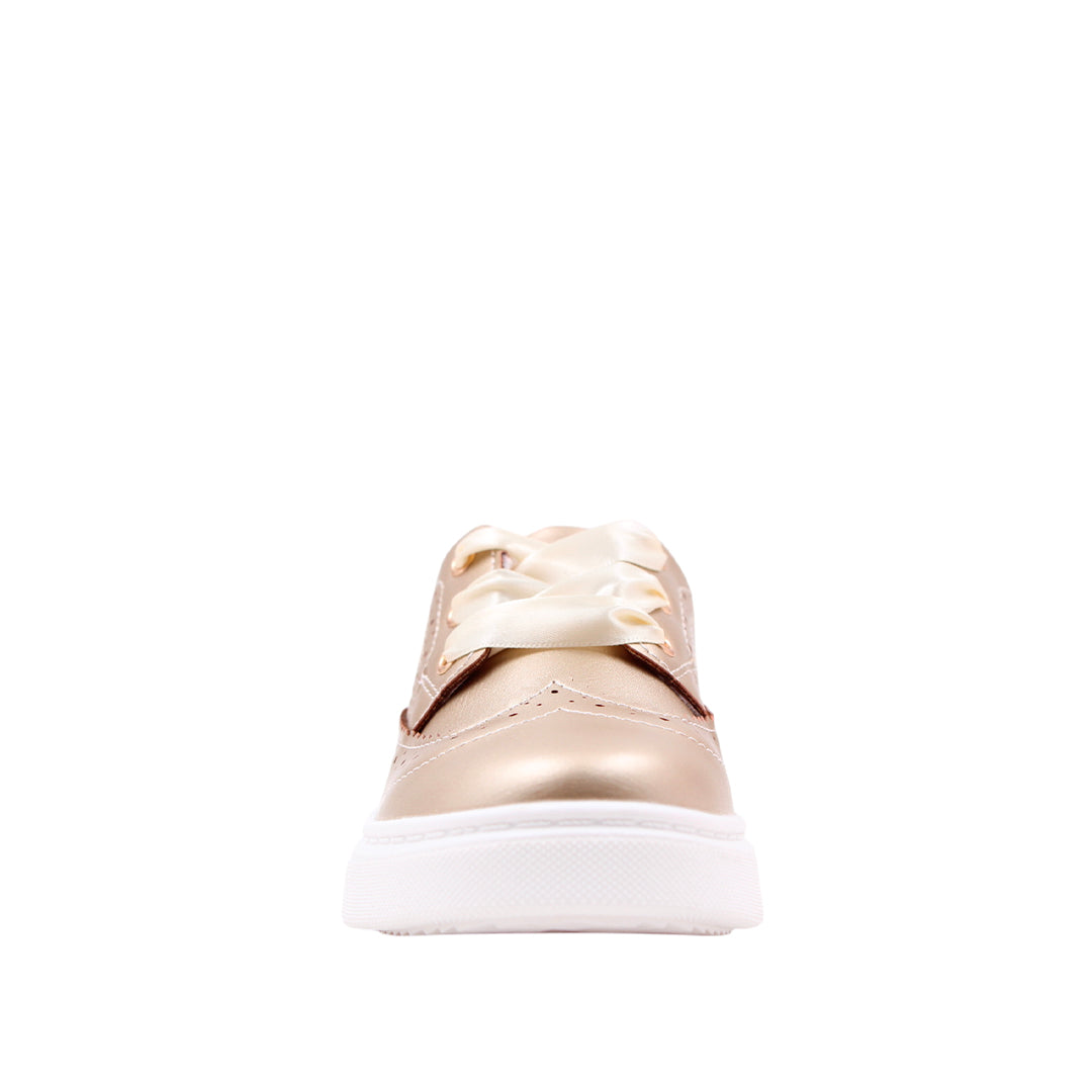 Sneakers Anya para niña color dorado