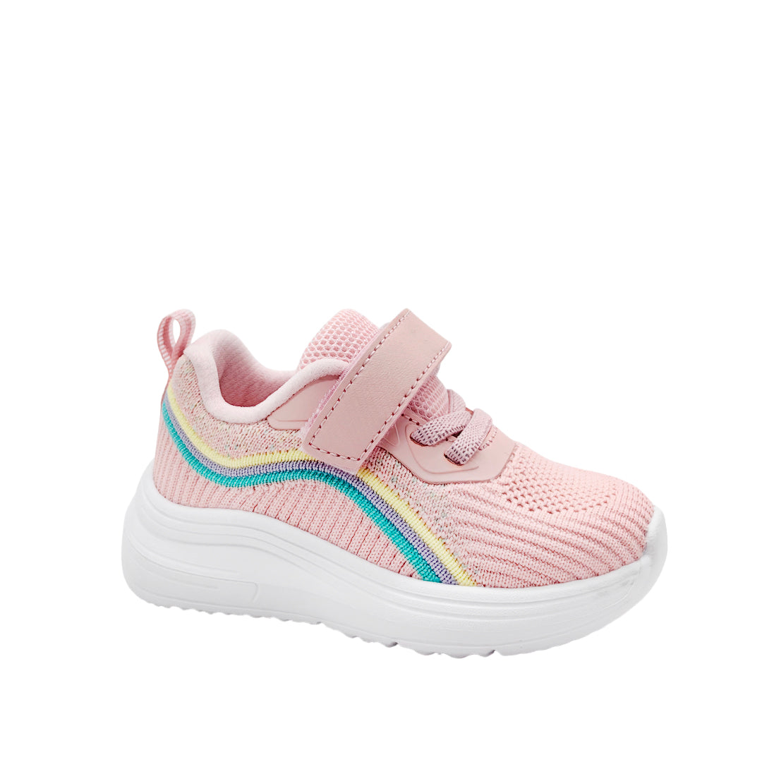 Tennis Ava para infante color rosado