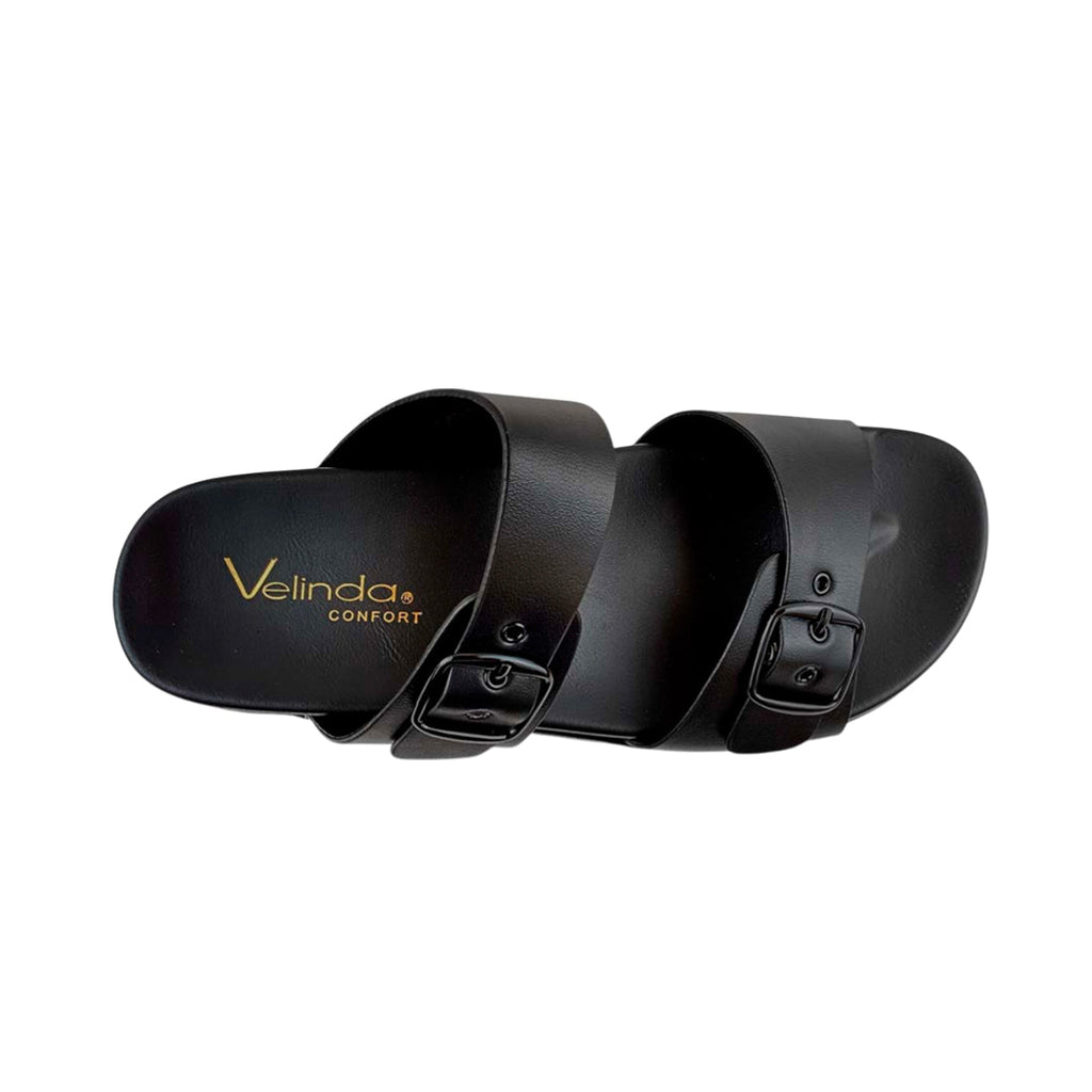 Sandalias flats Dakota para mujer color negro
