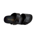 Sandalias flats Dakota para mujer color negro