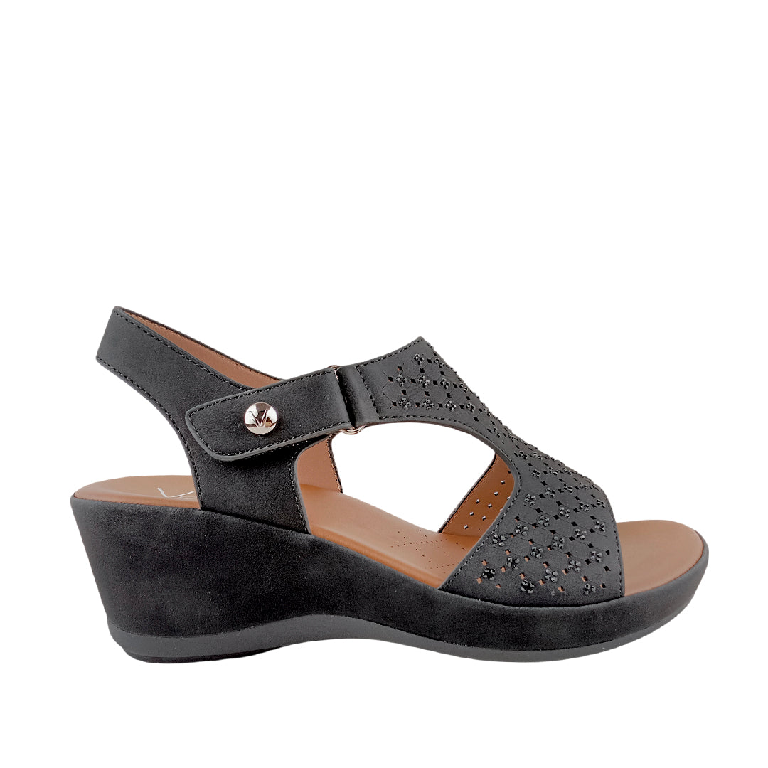 Sandalias Daniela para mujer color negro