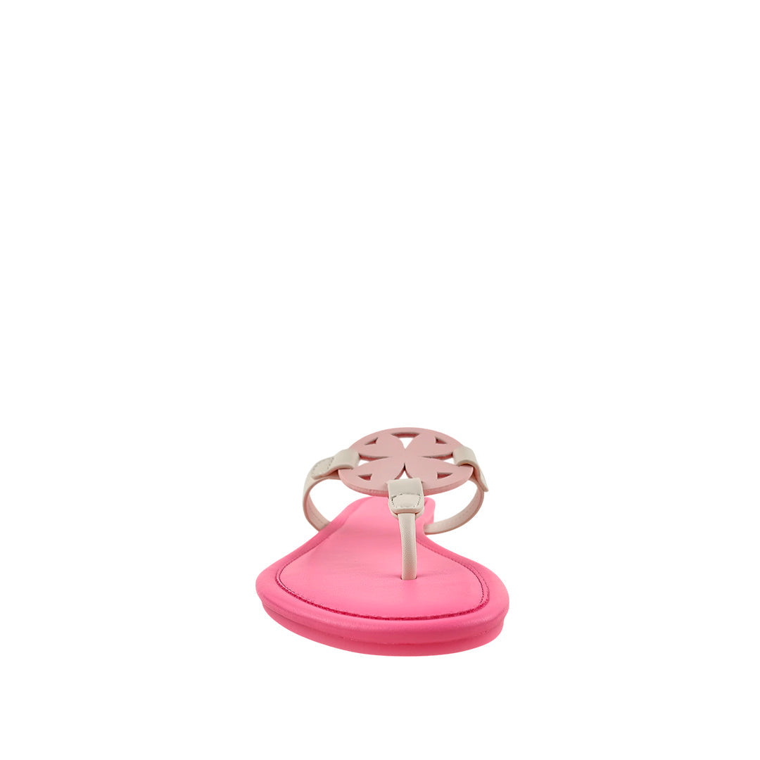 Sandalias flats Loly para mujer color rosado