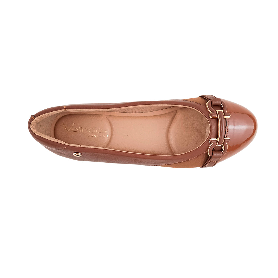 Ballerinas Mabel para mujer color tan