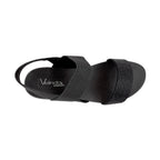 Sandalias flats Marisa para mujer color negro