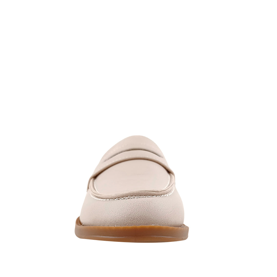 Mocasines Milena para mujer color hueso