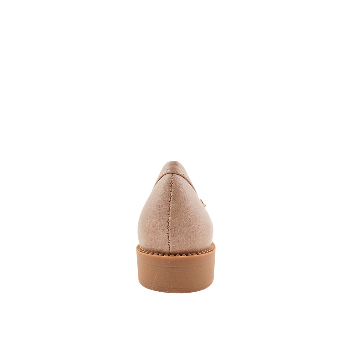 Mocasines Milena para mujer color taupe