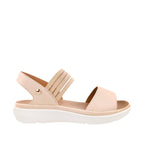 Sandalias flats Noel para mujer color hueso