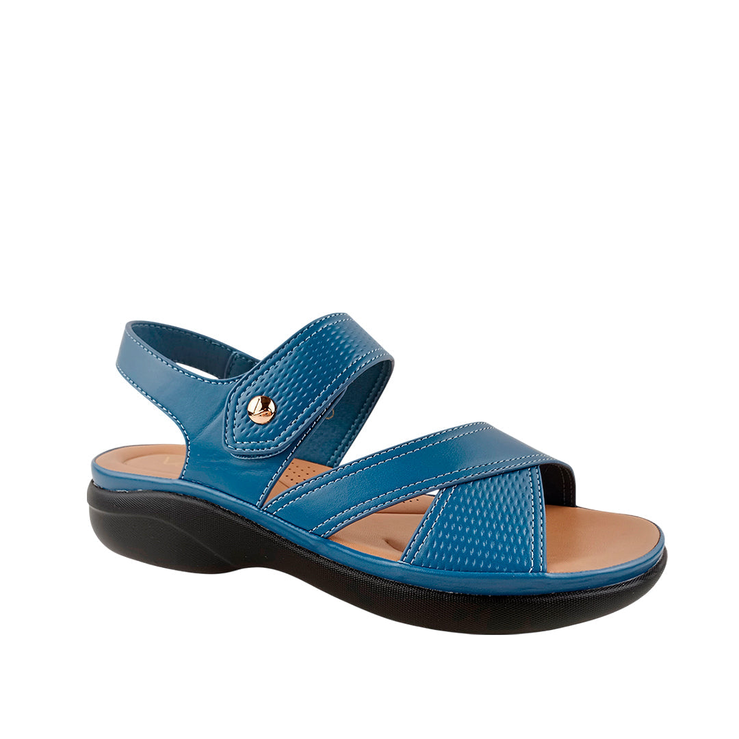 Sandalias Rosalia para mujer color celeste
