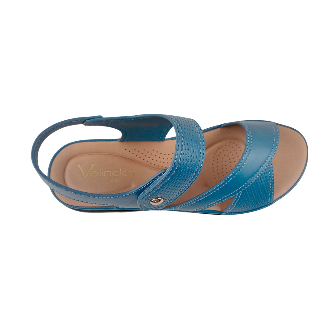 Sandalias Rosalia para mujer color celeste
