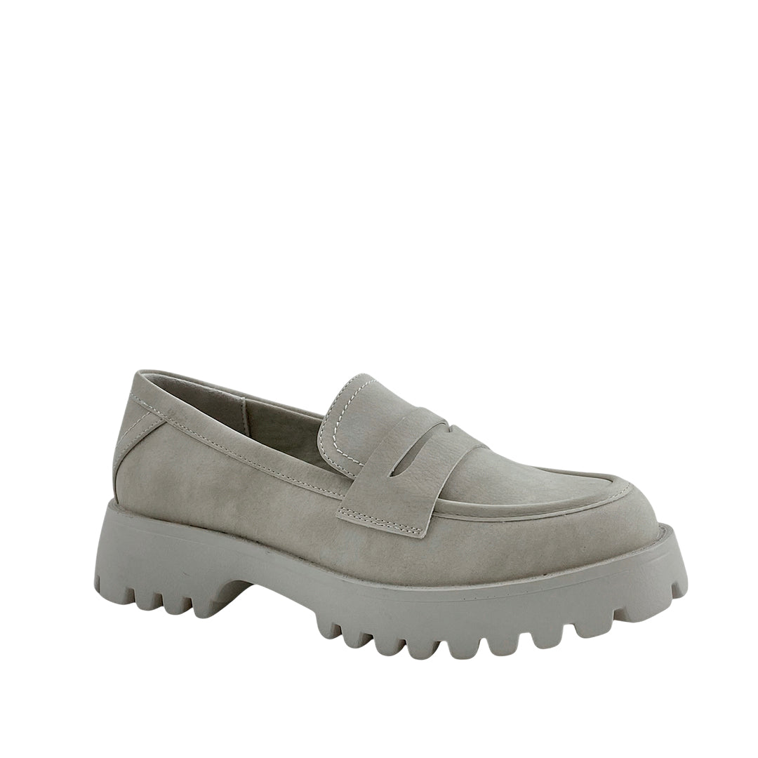 Mocasines Ximena para mujer color hueso