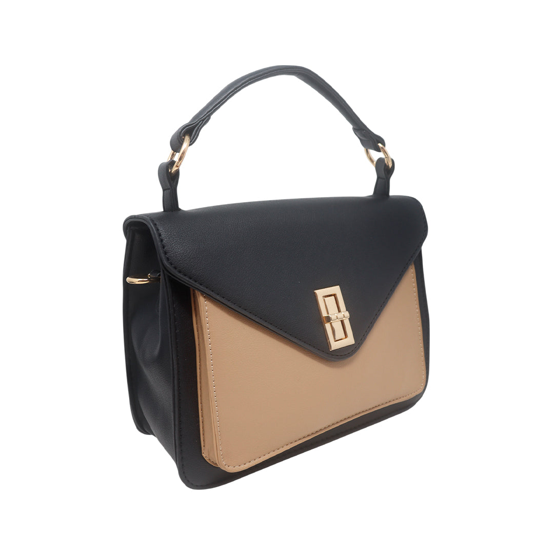 Cartera crossbody Marthi para mujer color negro