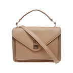 Cartera crossbody Marthi para mujer color taupe
