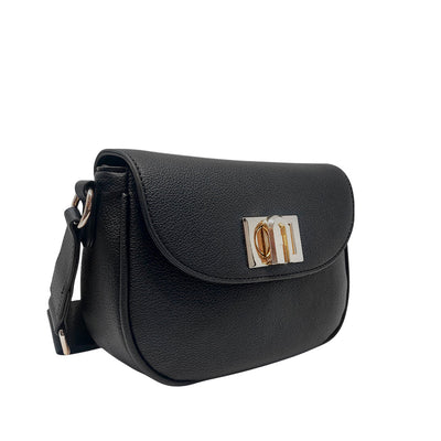 Cartera crossbody Greti para mujer color negro