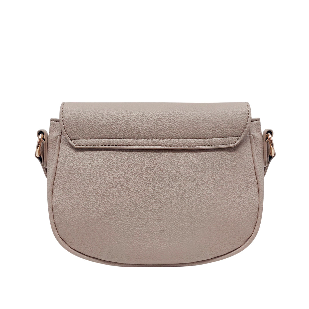 Cartera crossbody Greti para mujer color taupe