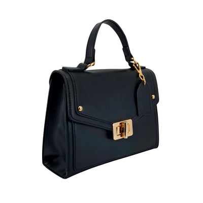 Cartera satchel Tracy para mujer color negro
