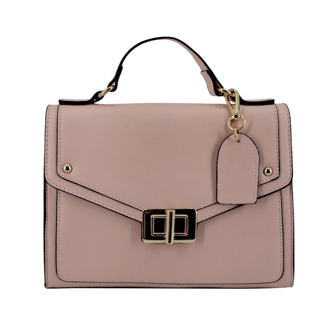Cartera satchel Tracy para mujer color blush