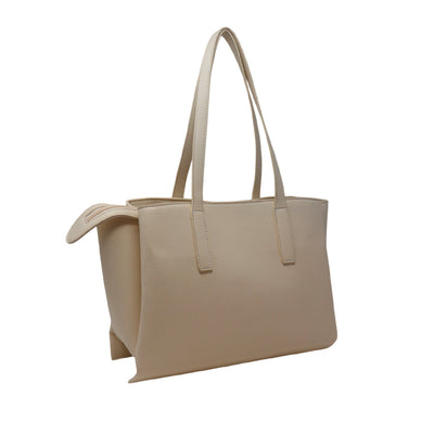 Cartera tote Morgan para mujer color beige