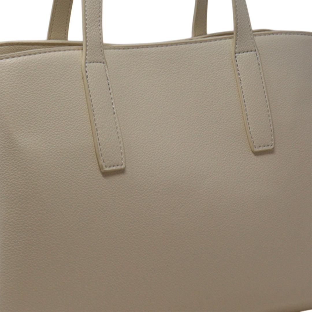 Cartera tote Morgan para mujer color beige