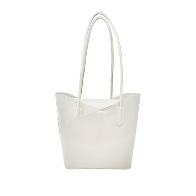 Cartera tote Claudette para mujer color blanco