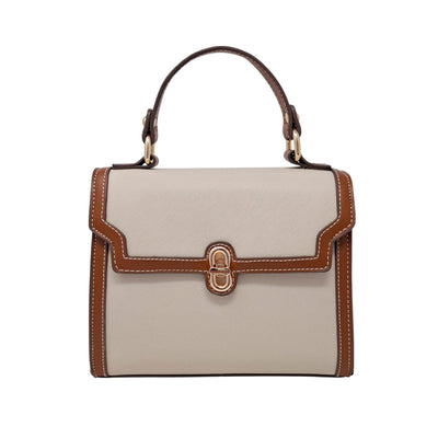 Cartera satchel Lolo para mujer color tan