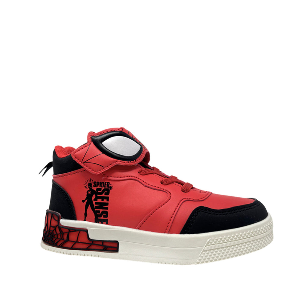 Botas Spiderman para niño color rojo