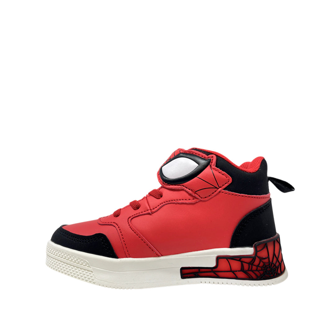 Botas Spiderman para niño color rojo