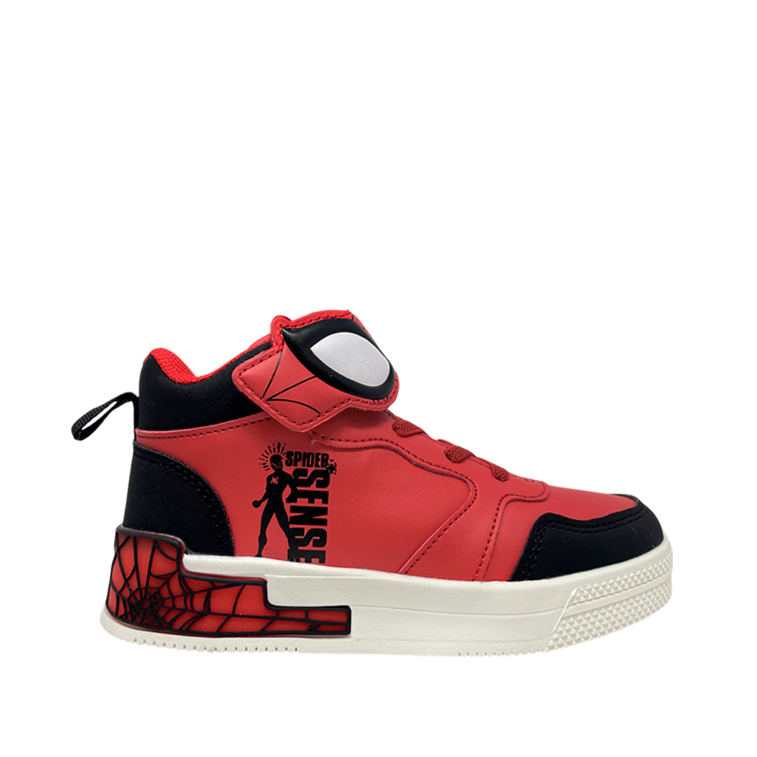 Botas Spiderman para niño color rojo