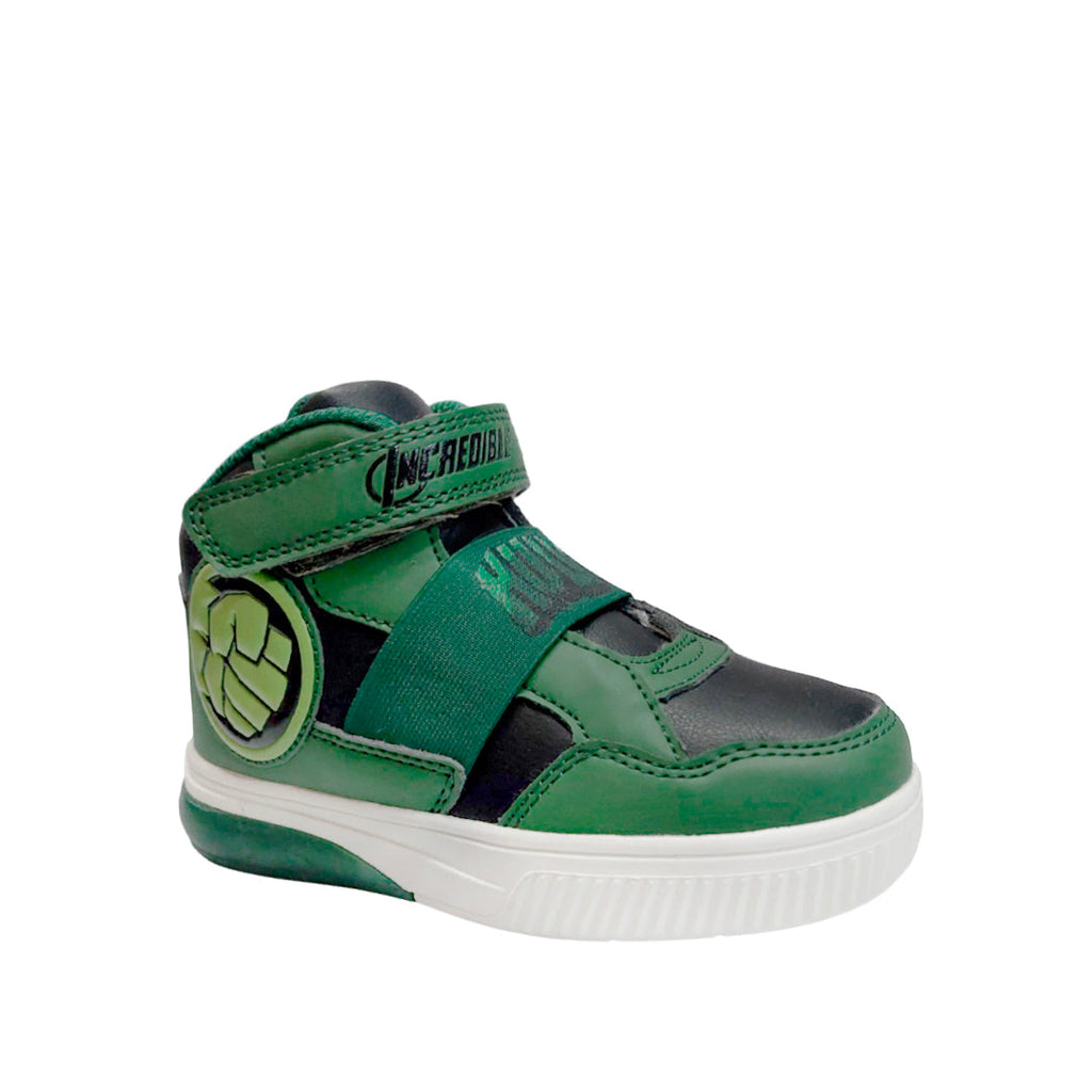 Botas Hulk para niño color verde