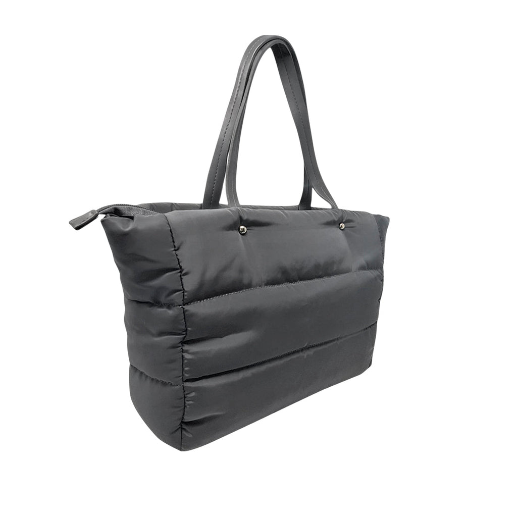 Cartera tote Paula para mujer color gris