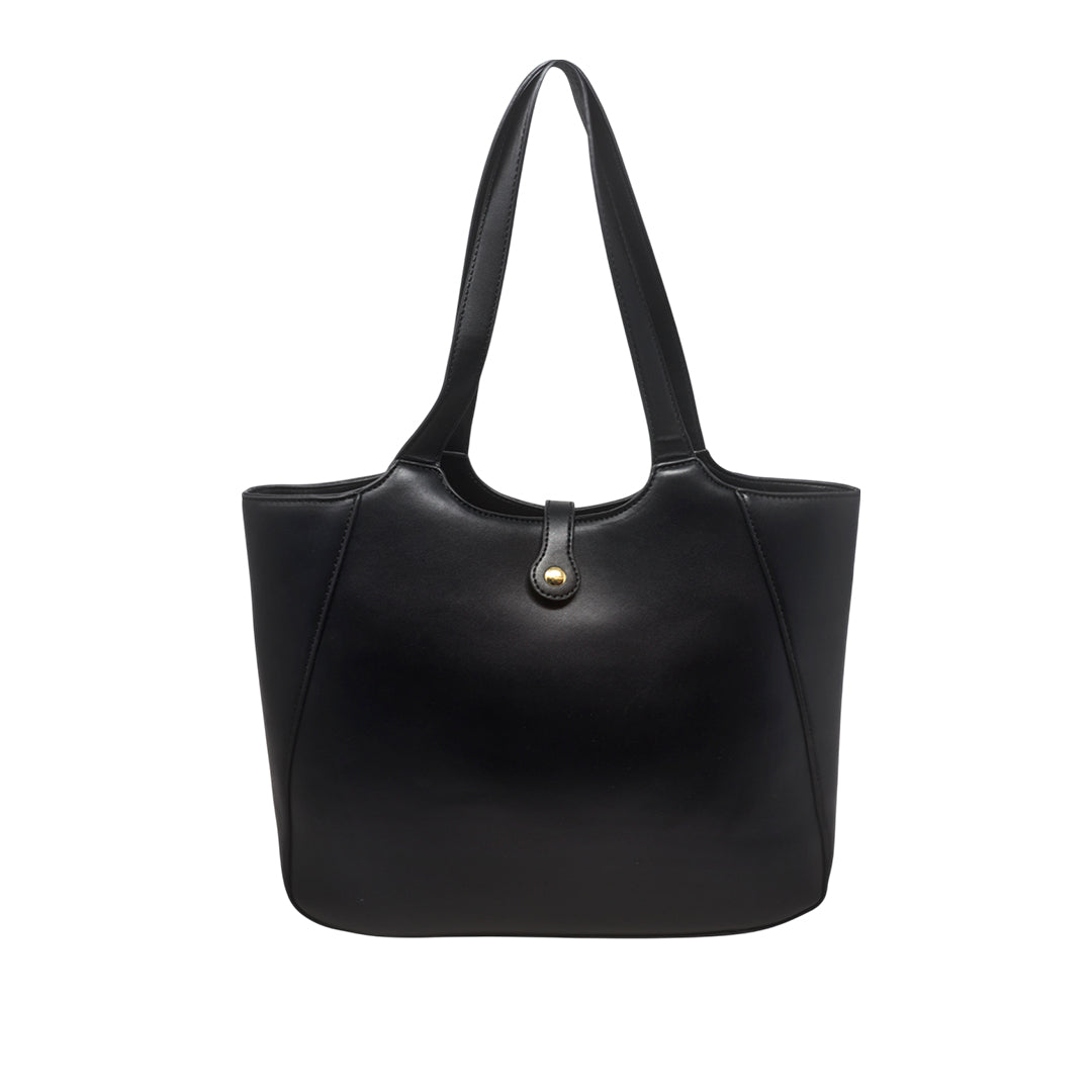 Cartera tote Teddy para mujer color negro