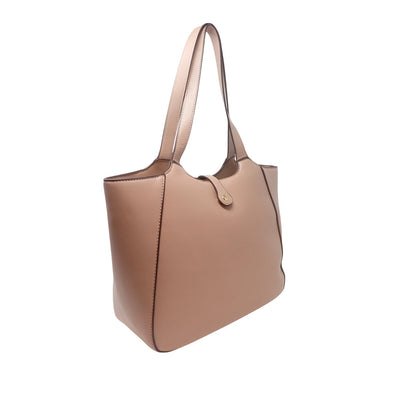 Cartera tote Teddy para mujer color taupe