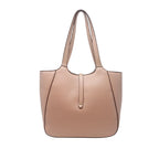 Cartera tote Teddy para mujer color taupe