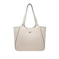 Cartera tote Teddy para mujer color blanco