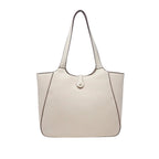 Cartera tote Teddy para mujer color blanco
