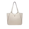 Cartera tote Teddy para mujer color blanco