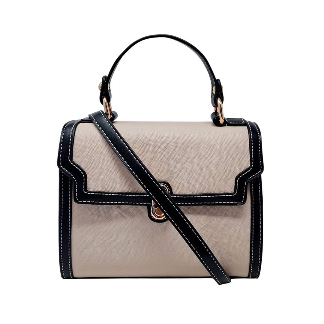 Cartera satchel Lolo para mujer color negro