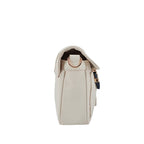Cartera crossbody Fati para mujer color blanco